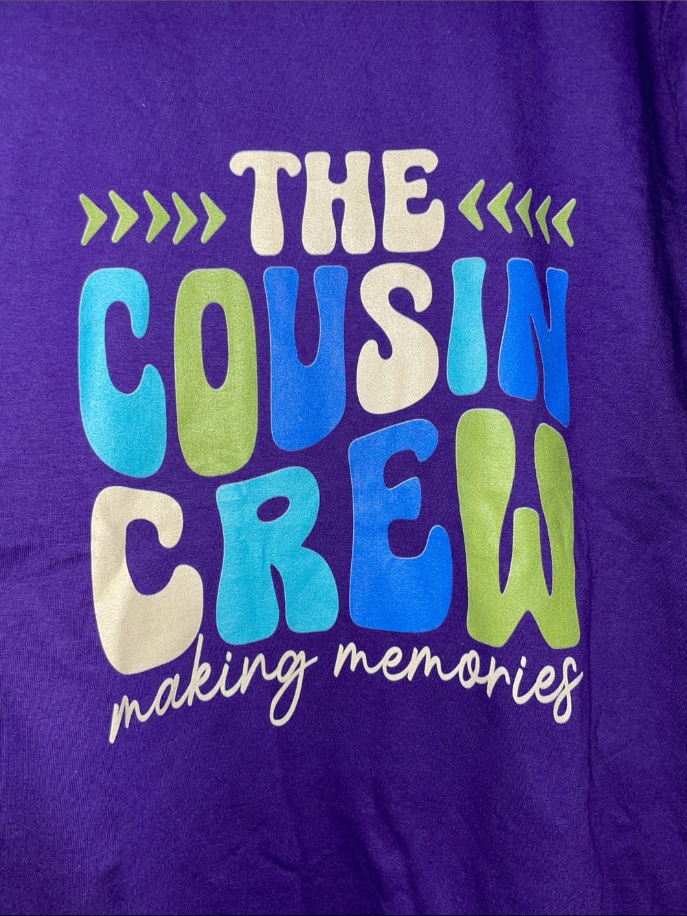 Kids' Purple 'The Cousin Crew' Graphic Tee - Picture 3 of 10
